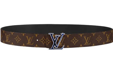 lv eclispe brown belt|LV Dimension 40mm Reversible Belt Monogram Eclipse.